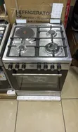 Jiko la VON 60x60: 3 Gas Wok + 1 Burner ya Umeme, Msaada wa Cast Iron - 2
