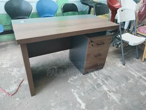 Modern Wooden Office Desk with Drawers - Boss Office Products