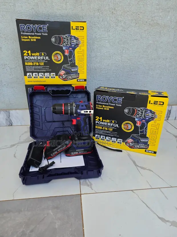 Royce Brushless Drill 21V 13mm - 1