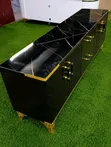 Luxury Marble Top TV Stand Cabinet - 1