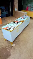 Luxury Marble Top TV Stand Cabinet - 2