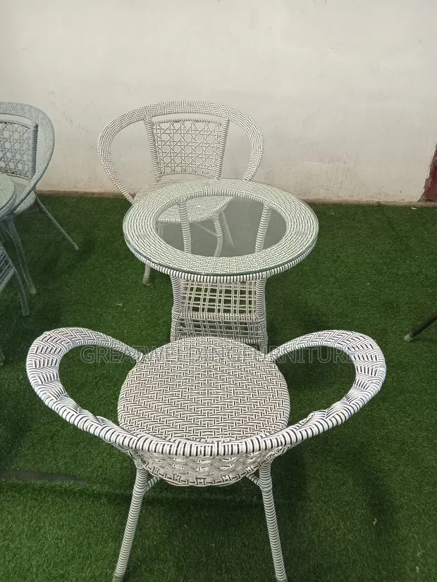 3-Piece Rattan-Style Patio Set - 1