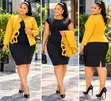 Women's 2-Piece Dress & Laser-Cut Jacket Suit - 1