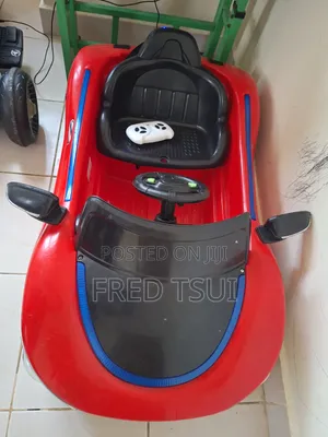 Gari la Kuendesha la Watoto la Umeme la Rangi Nyekundu (Twin Motor)
