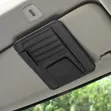 Car Sun Visor Interior Card Organizer (Black, Beige, Grey) - 1