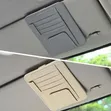 Car Sun Visor Interior Card Organizer (Black, Beige, Grey) - 2