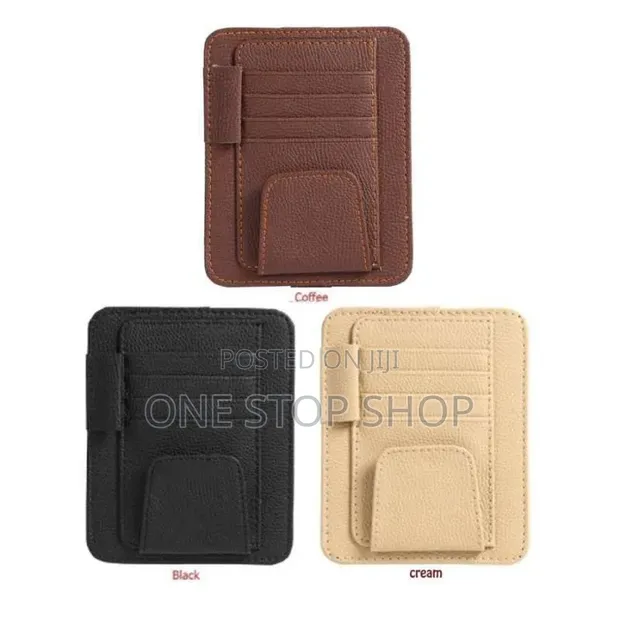 Subaru Sun Visor Holder with Card & Pen Slots - 1