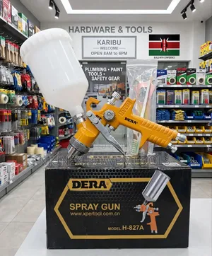 Dera H-827a HVLP Gravity Feed Air Spray Gun