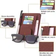 Compact & Lightweight Multifunction Clamp-on Sun Visor Organizer - 1