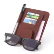 Compact & Lightweight Multifunction Clamp-on Sun Visor Organizer - 2
