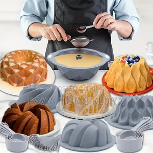 3D Spiral Shape Silicone Baking Cake Tin