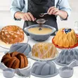 3D Spiral Shape Silicone Baking Cake Tin - 3