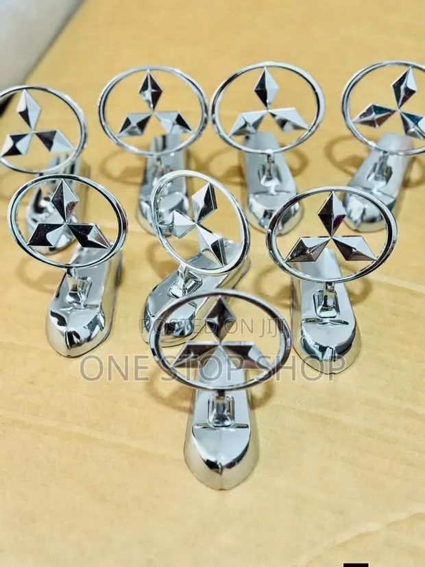 Mitsubishi Standing Hood/Bonnet Emblems - Brand New - 1