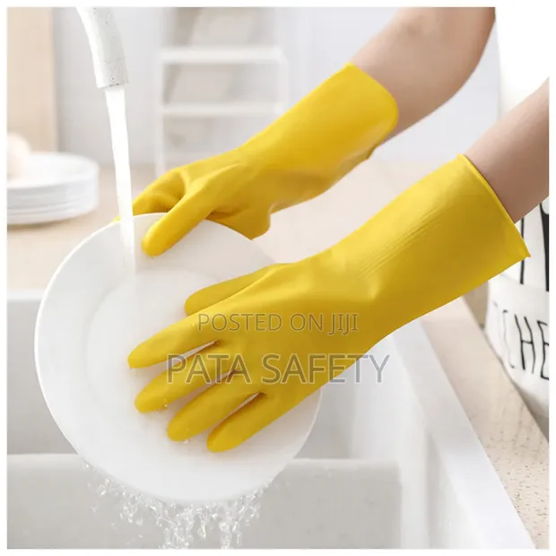 Household Gloves - Bright Yellow - 1