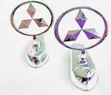 Chrome Polished Mitsubishi Front Hood Bonnet Ornament Badge - 2