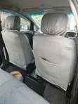 Grey Leather Quilted Diamond Seat Covers - Front & Rear - 2