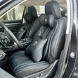Seti ya Vifuniko vya Kiti vya Ferrari Nyeusi vya Kifahari vya Kazi Nzito - 1