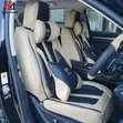 Vifuniko vya Kiti vya Kifahari vya Ferrari Nyeusi na Mto wa Mgongo na Shingo - 2