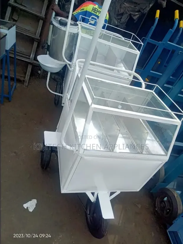 Brand New Heavy Duty Snacks Trolley - 1