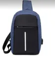iPad/Laptop Crossbody Bag - Blue - 1