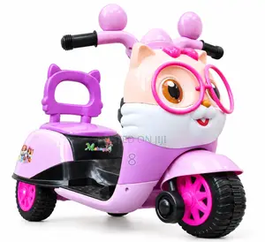 Kids Riding Bike - Pink