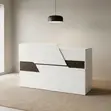 Imported White Reception Table - 1600mm - 1