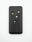 Amaya 10000mAh Portable Power Bank with Built-in Cables - 2