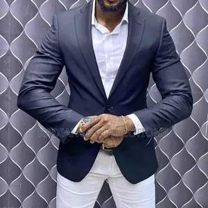 Men's Plain Slim Fit Coats