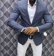 Men's Plain Slim Fit Coats - 3