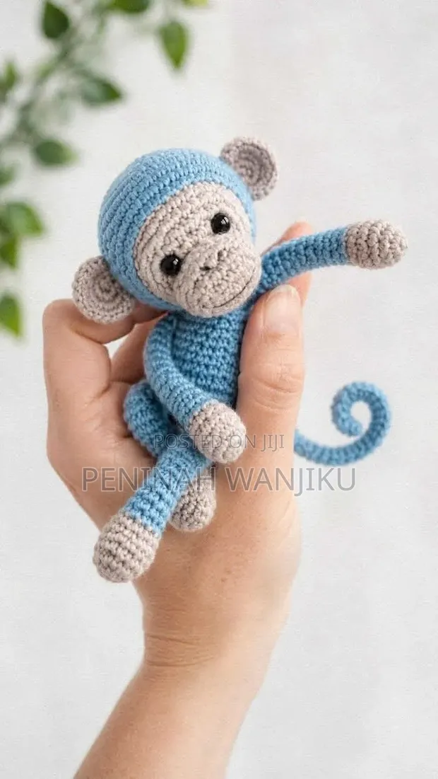 Crochet Monkey Toy - 1