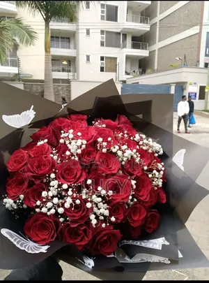 Fresh Flowers & Ribbon Roses