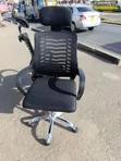 Kiti cha Ofisi cha Mesh chenye Mgongo Mrefu na Kinachoweza Kurekebishwa - 2