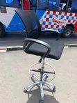 Counter Height Mesh Office Chair with Footrest - 1