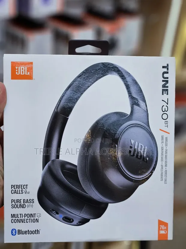 JBL Tune 730BT Wireless Over-Ear Headphones - 1