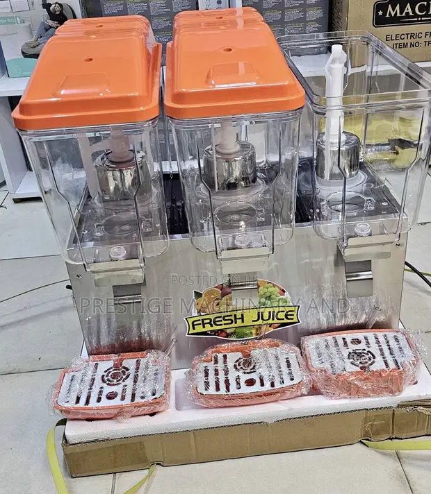 18L x 3 Column Commercial Juice Dispenser - 1