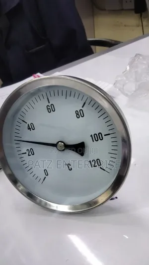 Stainless Steel Temperature Gauge (0-120°C)