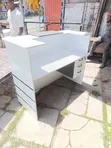 Receptionist Desk with Storage - 1m - 1
