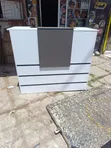 Receptionist Desk with Storage - 1m - 2