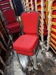 Red Velvet Heavy Duty Conference Chairs - Brand New - 1