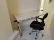 New 1.2m White Training Table with Office Chair - 2