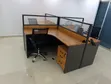 4-Seater Office Workstation with Partitions - 2