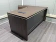 L-Shaped Executive Office Desk with Cabinet - 2