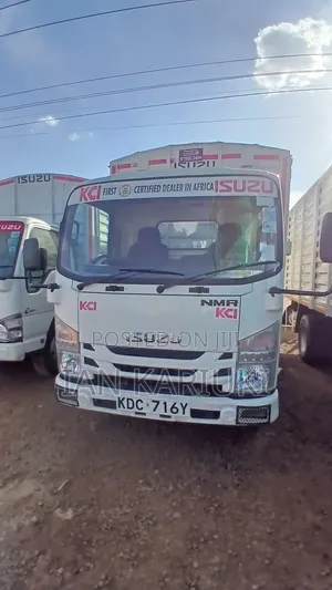 Isuzu NMR 2021 Lori la Box - Nyeupe