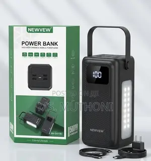 Newvew NV-D0176 50,000mAh Power Bank with LED Light