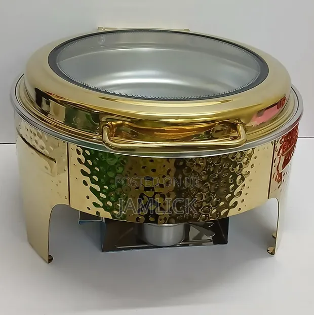 Golden Fancy 8L Chafing Dish yenye Stand - 1