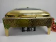 2-Insert Golden Fancy 8L Chafing Dish With Stand - 5