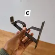 Single & Double Coated Bronze Window Brackets - 1