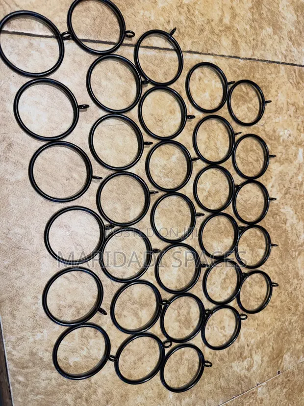 Silent Curtain Rings - Smooth & Quiet Operation - 1