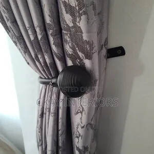 Metallic Curtain Holders - Brand New