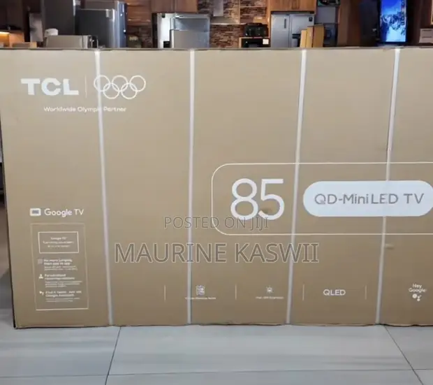 TCL 85” C6k QD-Mini LED QLED 144Hz 4K Google TV - 1
